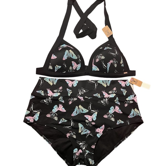 Victoria’s Secret Pink Butterfly 🦋 Two-Piece Swimsuit - Picture 2 of 8